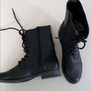 Steve Madden Combat Boots - black